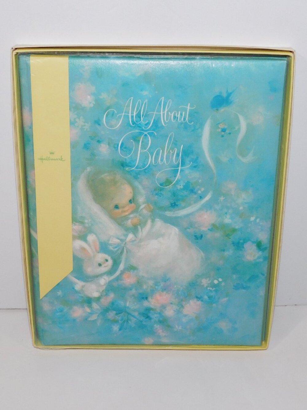 VTG 80s Hallmark All About Baby Book ALB 185-6 UNUSED Memory Album Unisex